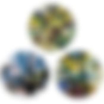 (I) Beautiful Milk, Milk, Lemonade, Chocolate Painting (II) Beautiful Twilight Neverending Daylight Oppressive Darkness Small Town Madness Painting (III) Beautiful Raging Collision Of Nuclear Mutation Painting (preview)