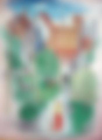 Paysage cubiste anime (preview)