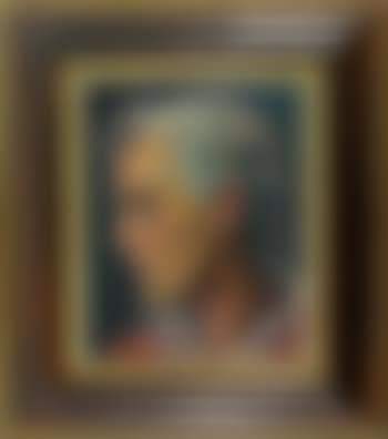 Frauenkopf mit hellem Schleier (preview)