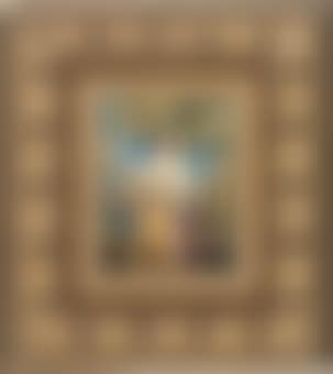 Portrait of Queen Victoria (1819-1901), three-quarter-length, in a garden (preview)