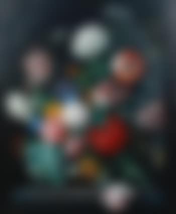A vase of flowers within a stone niche (preview)