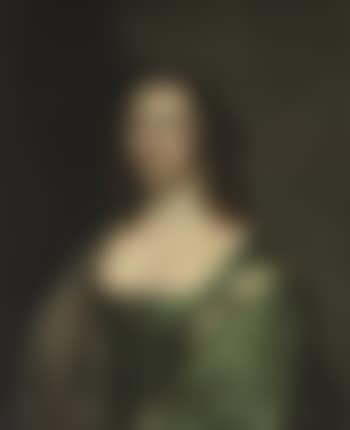 Portrait of Lady Lucy Pelham (d1685), half-length, in a blue dress with pearl (preview)