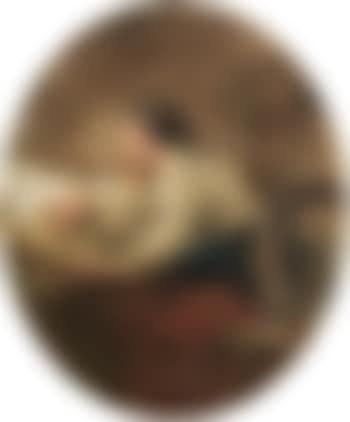 Mother and child by a spinning wheel (preview)