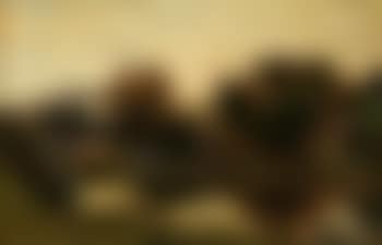 Figures, horse and cart crossing a bridge in a summer landscape (preview)