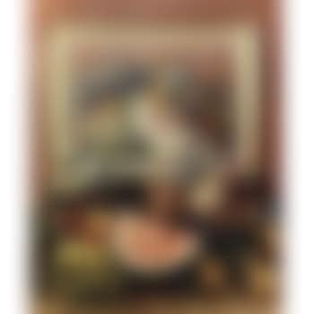 Still Life With Fruit And Lithograph (preview)