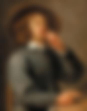 Portrait d'homme attablé (preview)