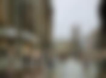 Figures at dusk, St. Anne's Square, Manchester (preview)