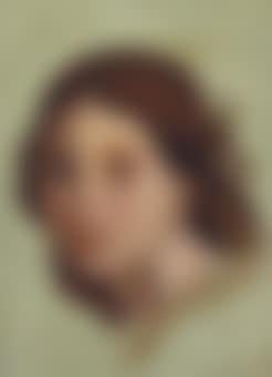Visage de femme tournant la tête (preview)