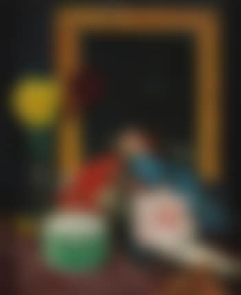 Still life with pink rose (preview)