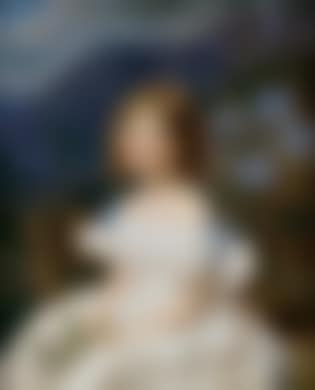 The girl Antonia Seemann in front of a mountain landscape (preview)