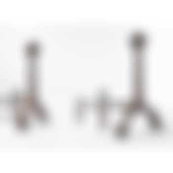 A Rare Pair Of Monumental Andirons (preview)