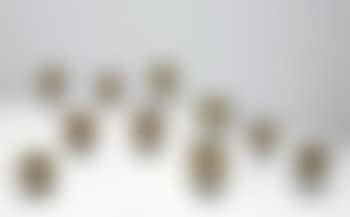 Group of ten 'Melt Coated' sculptural panels (preview)