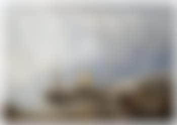 A scene on the coast of Normandy, with boats and figures (preview)
