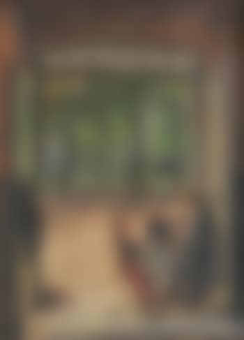 Kindergruppe in der Tür. (preview)