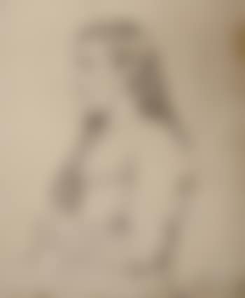 Brustbildnis einer jungen Frau mit offenem Haar, im Dreiviertelprofil nach links. (preview)