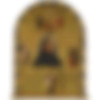 The Madonna And Child Enthroned With The Crucifixion And Saints Peter, Andrew And Paul, Together With The Insignia Of Monte Oliveto Maggiore (preview)