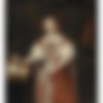 Portrait Of A Girl With Her Dog (preview)