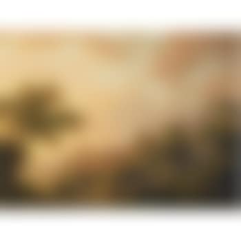 An Extensive Summer Landscape With Travellers On A Path (preview)