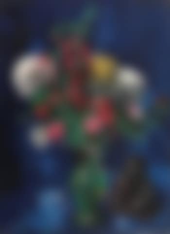 Blumenstilleben mit Chinesischem Buddha (preview)