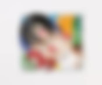 Maquette for country nude (brunette, yellow curtain) (preview)