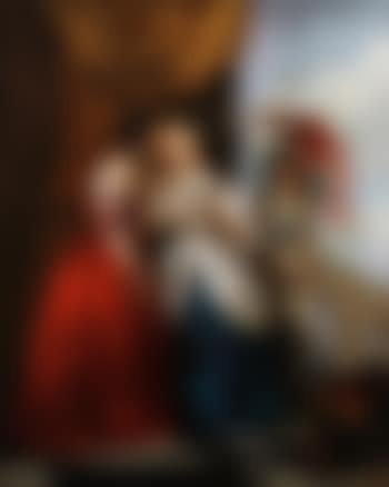 Ladies on a terrace (preview)