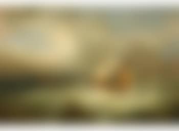 Marine with fishing boat in stormy weather (preview)