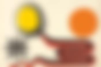 Original des Umschlags für den Katalog der Ausstellung 'Alexander Calder – Retrospektive', Galerie Maeght in Zürich (preview)