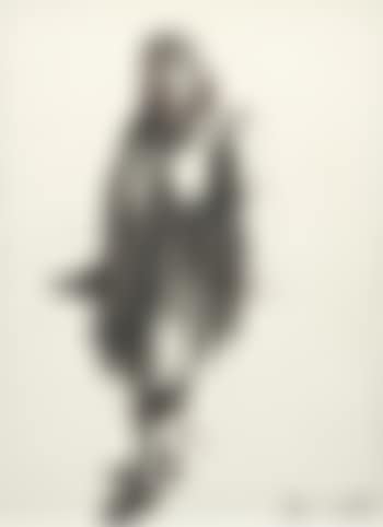 Woman leaning on a bar (preview)