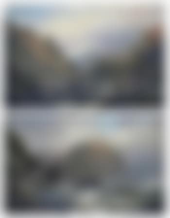A moorland river landscape. A coastal scene, possibly Devon (preview)