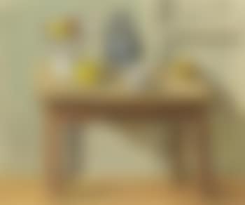 Still life with fruits and vessels on a table (preview)