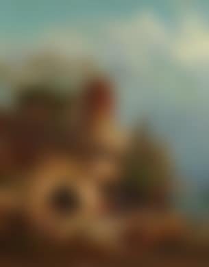 View of a Caucasian village on the Black Sea coast (preview)