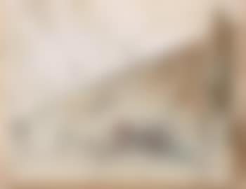 Cour d'une villa avec une charrette (preview)