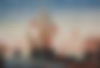 A richly embellished ship at the entrance to the Grand Canal, Venice (preview)