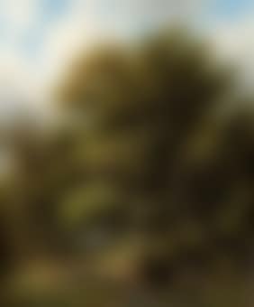 A wooded landscape with a herdsman and his cattle resting under an oak tree (preview)