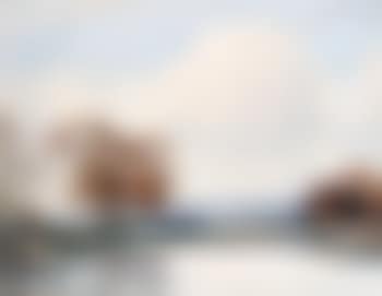 River landscape with autumnal trees (preview)
