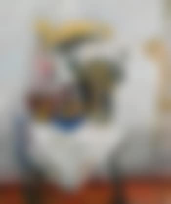 Still life with vases of flowers on a table (preview)