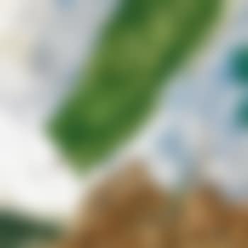 Wie eine Landschaft, Berg mit grüner Wolke (preview)