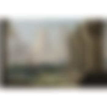 An Architectural Capriccio With Figures Amidst Classical Ruins, Shipping In Stormy Waters Beyond (preview)