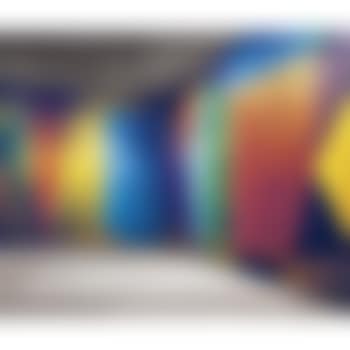 Wall Drawing #522: Continuous Forms With Color Ink Washes Superimposed (preview)