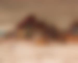 Quebec village, winter (preview)