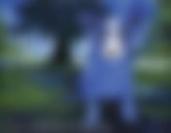 Blue dog in Girard Park (preview)