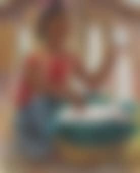 Sitting Woman with Flowers (preview)