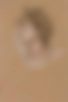 Study of a woman's head, in profile to the right (preview)