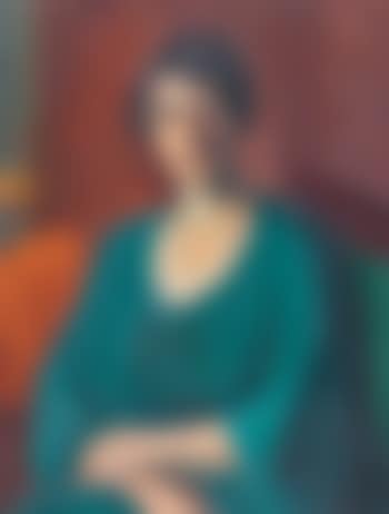 PORtrat einer Dame im grunen Kleid (preview)