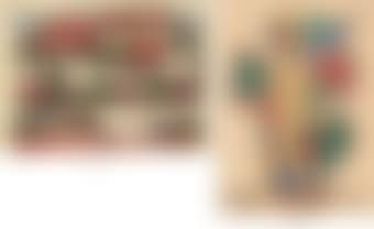 Untitled (Rural Scene), recto; Untitled (Mother and Child), verso; Untitled (Tribal Figure) (preview)