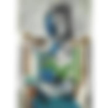 Femme Au Chat Assise Dans Un Fauteuil (preview)