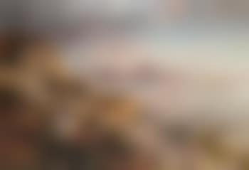 Neopolitanische Kuste mit Blick auf Capri, am Wege ein Herr im Plausch mit Lastentragerinnen, die Bundel neben sich abgelegt (preview)
