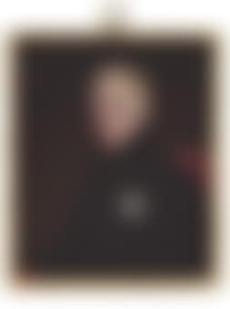 George John, 2nd Earl Spencer, KG (1758-1834), seated on a red-upholstered chair, in dark green coat with black collar, wearing the breast-star of the Order of the Garter (preview)