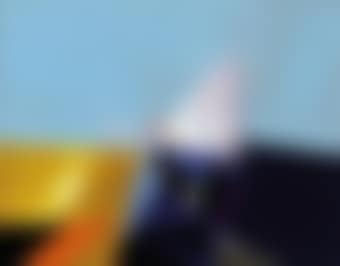 Beach Composition: Blue and Yellow (preview)