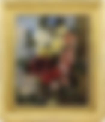 Still life with flowers and bee (preview)